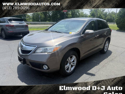 2013 Acura RDX for sale at Elmwood D+J Auto Sales in Agawam MA