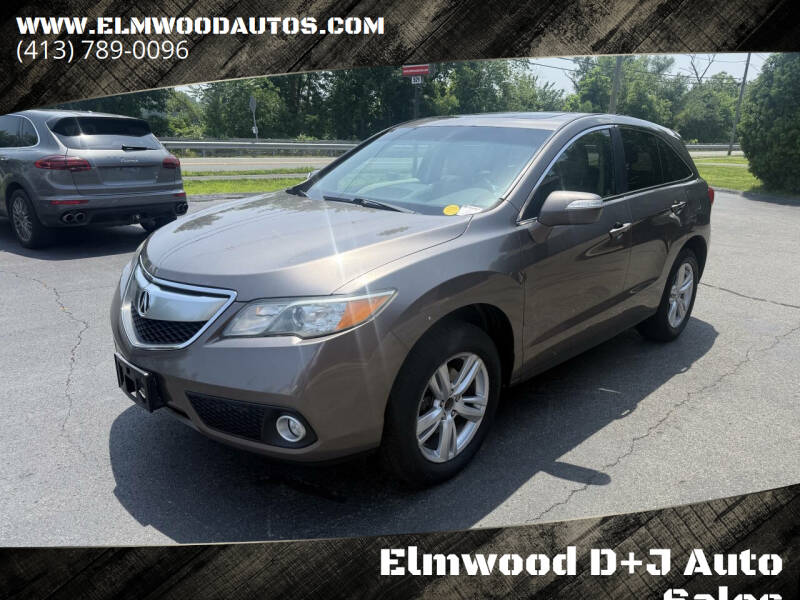 2013 Acura RDX for sale at Elmwood D+J Auto Sales in Agawam MA
