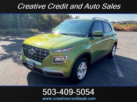 2020 Hyundai Venue for sale at Creative Credit & Auto Sales in Salem OR