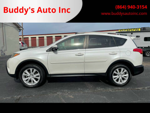 2013 Toyota RAV4 for sale at Buddy's Auto Inc in Pendleton, SC