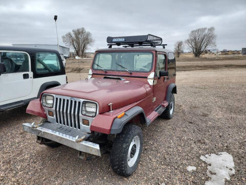 1990 Jeep Wrangler for sale at Tony Peckham @ Korf Motors in Sterling CO