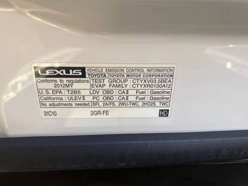2012 Lexus ES 350