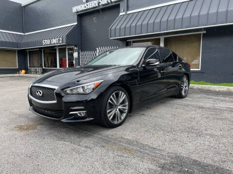 2015 Infiniti Q50 for sale at Motor Trendz Miami in Hollywood FL