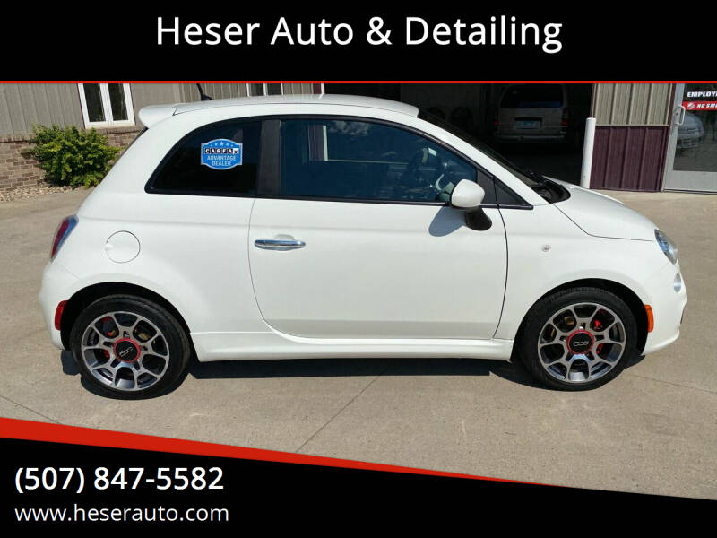 2013 FIAT 500 for sale at Heser Auto & Detailing in Jackson MN