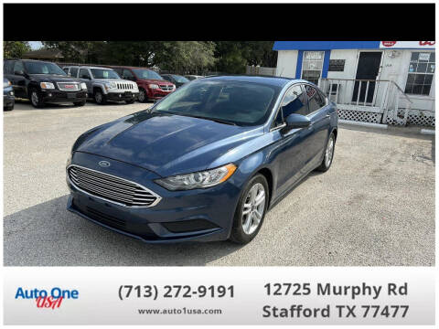 2018 Ford Fusion for sale at Auto One USA in Stafford TX