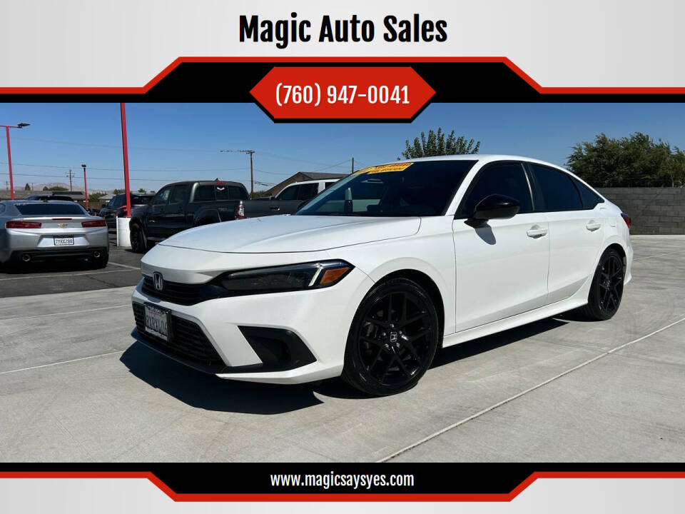 2022 Honda Civic for sale at Magic Auto Sales in Hesperia, CA