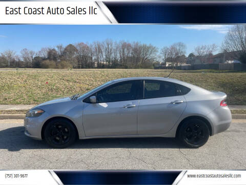 2016 Dodge Dart for sale at East Coast Auto Sales llc in Virginia Beach VA