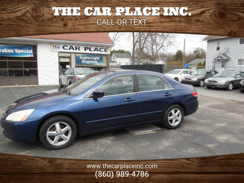 2004 Honda Accord for sale at THE CAR PLACE INC. in Somersville CT