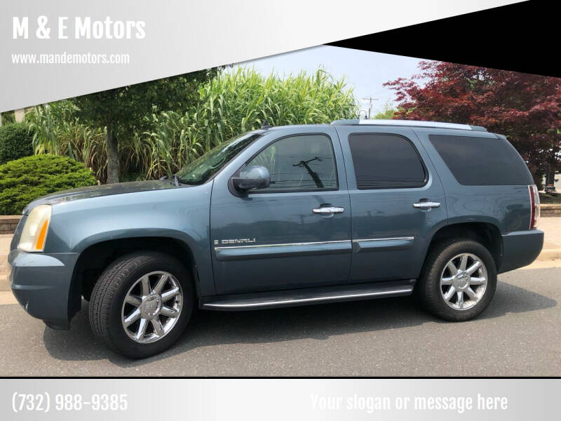 2007 GMC Yukon for sale at M & E Motors in Neptune NJ