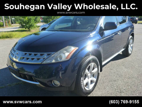 2006 Nissan Murano for sale at Souhegan Valley Wholesale, LLC. in Milford NH
