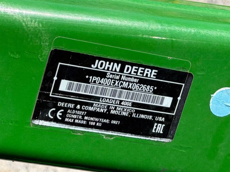 2021 John Deere 4044 M W/ Front Load & Box Bla