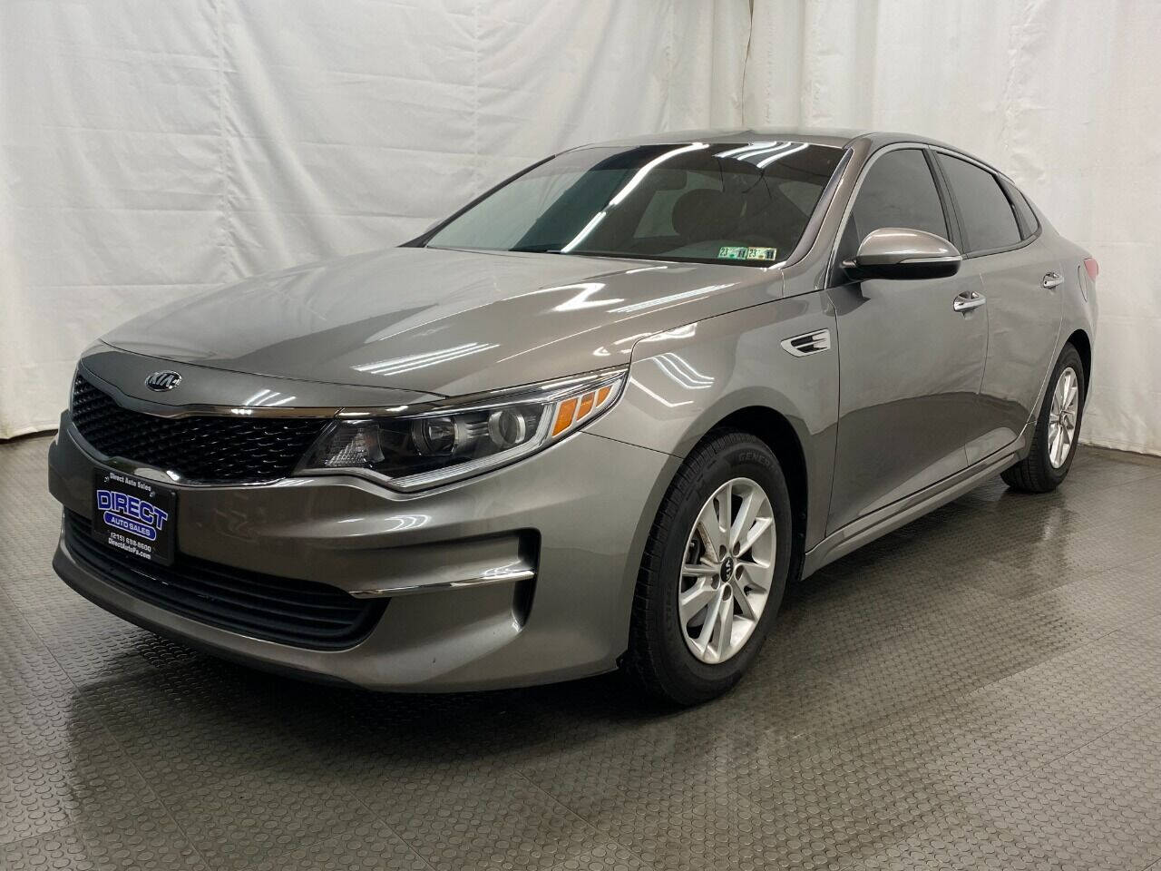 2016 Kia Optima LX 4dr Sedan - Gray exterior view 4