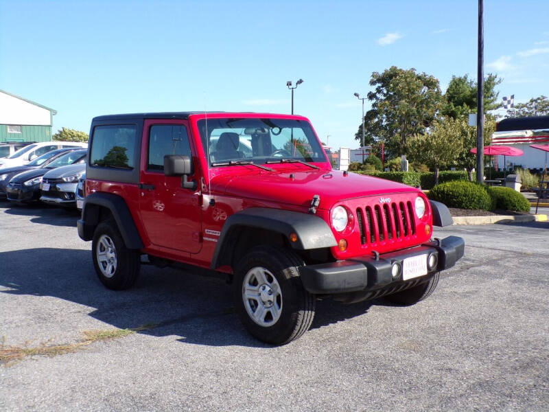 2012 Jeep Wrangler for sale at Vehicle Wish Auto Sales in Frederick MD