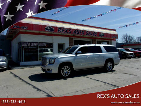 2016 GMC Yukon XL for sale at Rex's Auto Sales in Junction City KS