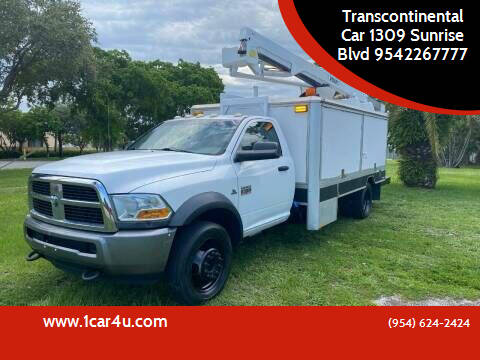 2011 RAM Ram Chassis 5500 for sale at Transcontinental Car in Fort Lauderdale FL