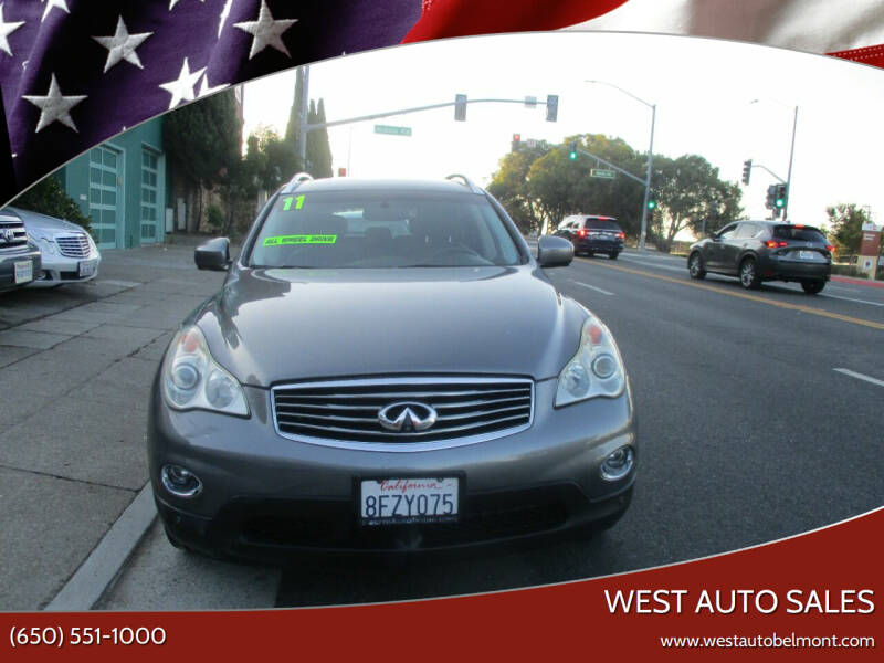 2011 Infiniti EX35 for sale at West Auto Sales in Belmont CA