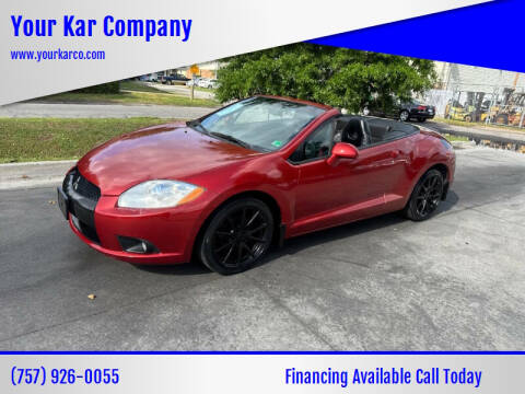 2011 Mitsubishi Eclipse Spyder for sale at Your Kar Company in Norfolk VA
