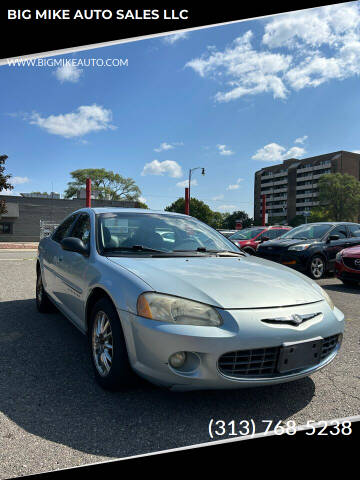 2001 Chrysler Sebring for sale at BIG MIKE AUTO SALES LLC in Lincoln Park MI