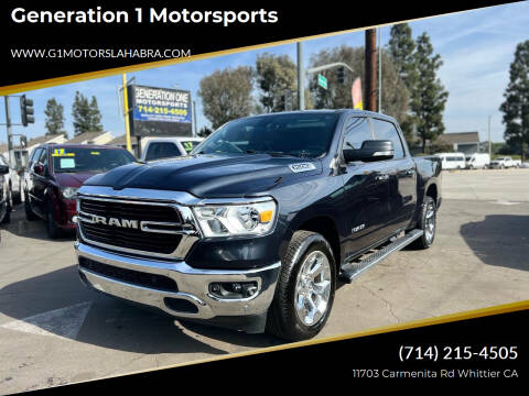 2019 RAM 1500 for sale at Generation 1 Motorsports in Whittier CA