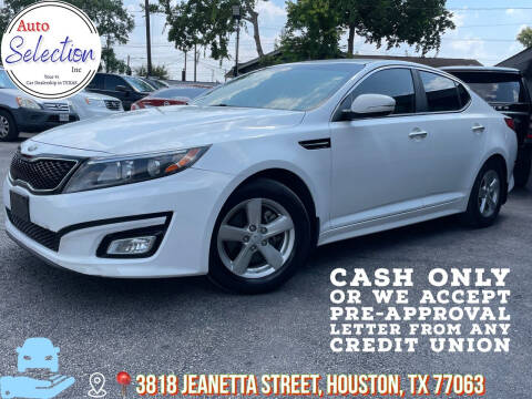 2015 Kia Optima for sale at Auto Selection Inc. in Houston TX