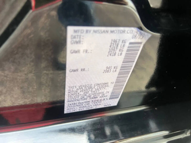 2024 Nissan Altima 2.5 SV