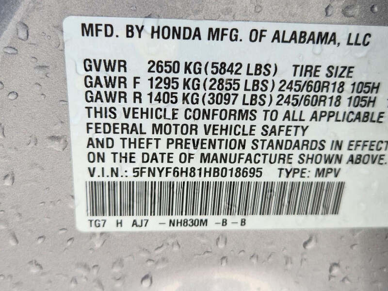 2017 Honda Pilot EX-L w/RES