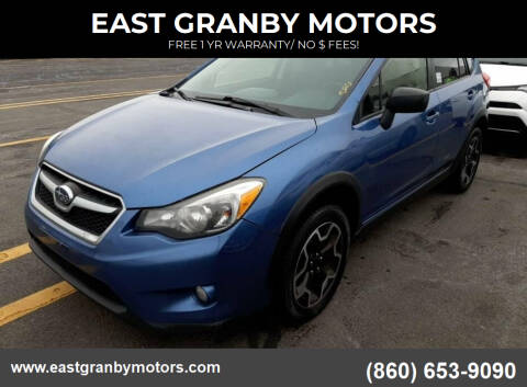 2015 Subaru XV Crosstrek for sale at EAST GRANBY MOTORS in East Granby CT