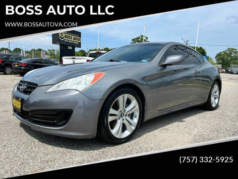 2010 Hyundai Genesis Coupe for sale at BOSS AUTO LLC in Norfolk VA