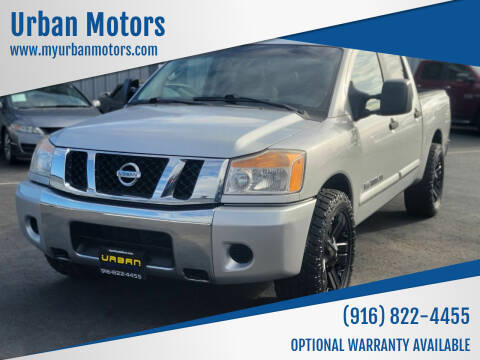 2008 Nissan Titan for sale at Urban Motors in Sacramento CA