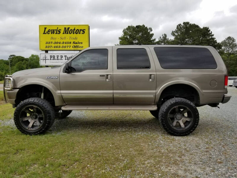 2003 Ford Excursion for sale at Lewis Motors LLC in Deridder LA