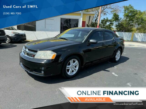 2013 Dodge Avenger for sale at Used Cars of SWFL in Fort Myers FL