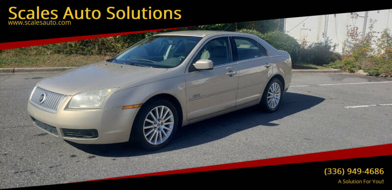 2008 Mercury Milan for sale at Scales Auto Solutions in Madison NC