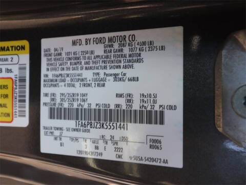 2019 Ford Mustang Shelby GT350