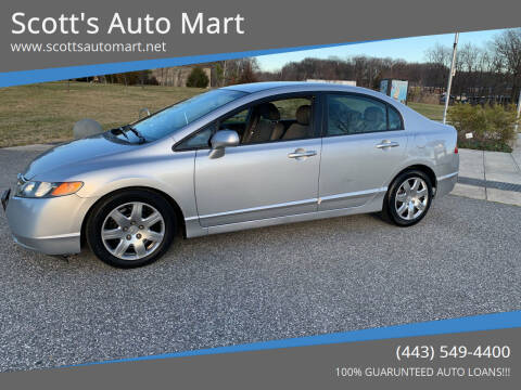 2007 Honda Civic for sale at Scott's Auto Mart in Dundalk MD