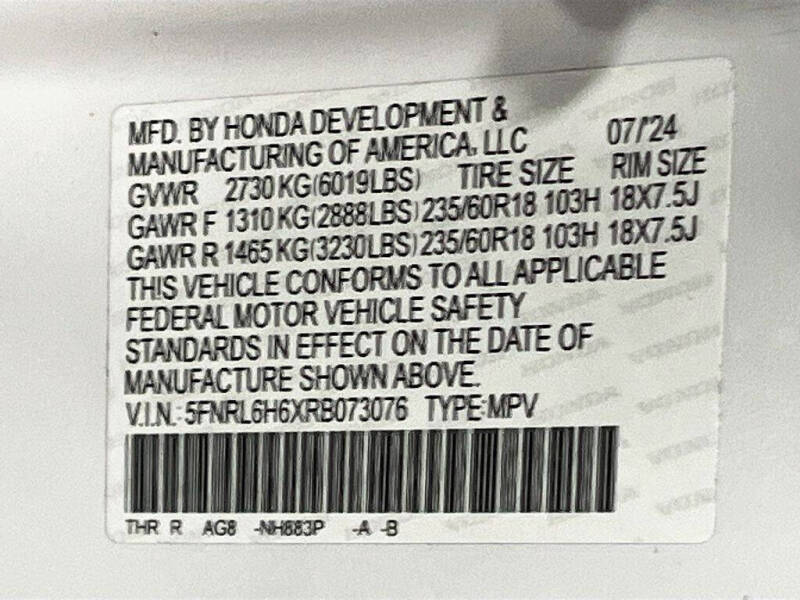 2024 Honda Odyssey EX-L