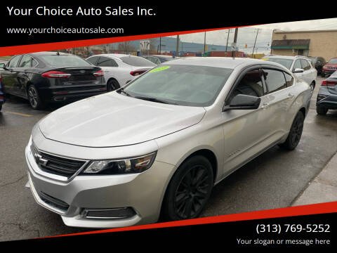 2017 Chevrolet Impala for sale at Your Choice Auto Sales Inc. in Dearborn MI