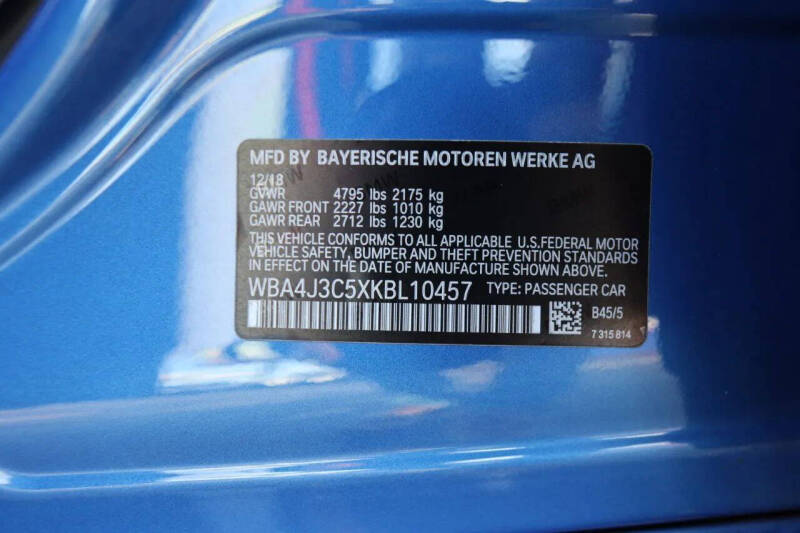 2019 BMW 4 Series 430i xDrive Gran Coupe