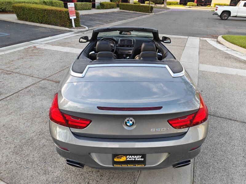 2012 BMW 6 Series 650i