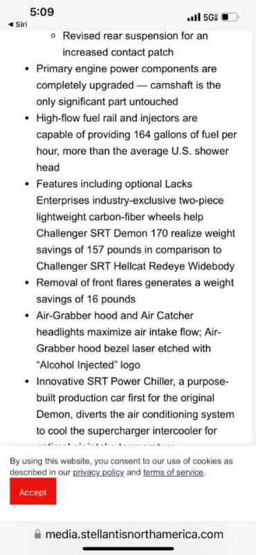 2023 Dodge CHALLENGER DEMON 170