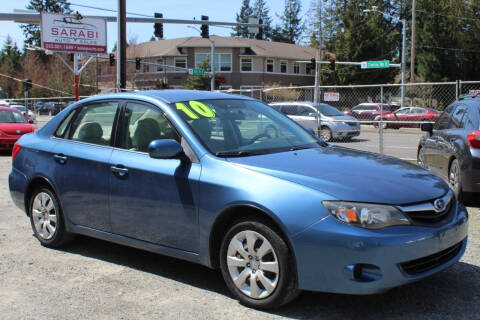 2010 Subaru Impreza for sale at Sarabi Auto Sale in Puyallup WA