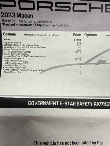 2023 Porsche Macan