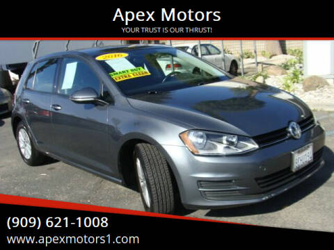 2016 Volkswagen Golf for sale at Apex Motors in Montclair CA