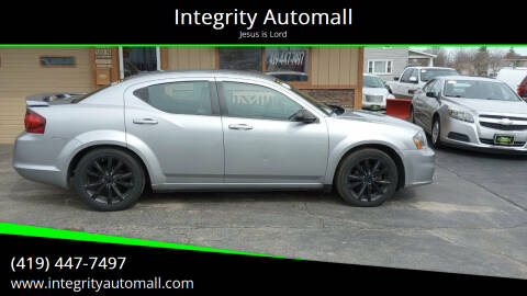 2013 Dodge Avenger for sale at Integrity Automall in Tiffin OH