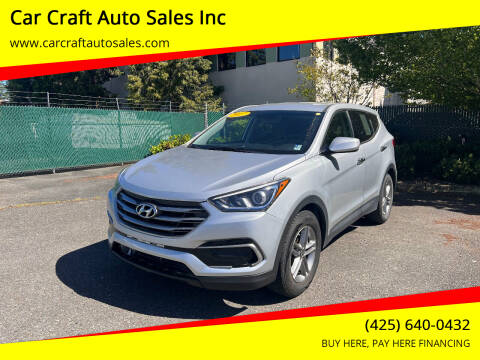 2017 Hyundai Santa Fe Sport for sale at Car Craft Auto Sales Inc in Lynnwood WA