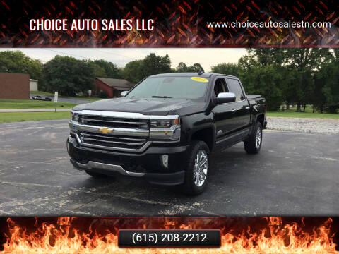 2016 Chevrolet Silverado 1500 for sale at Choice Auto Sales LLC - Cash Inventory in White House TN