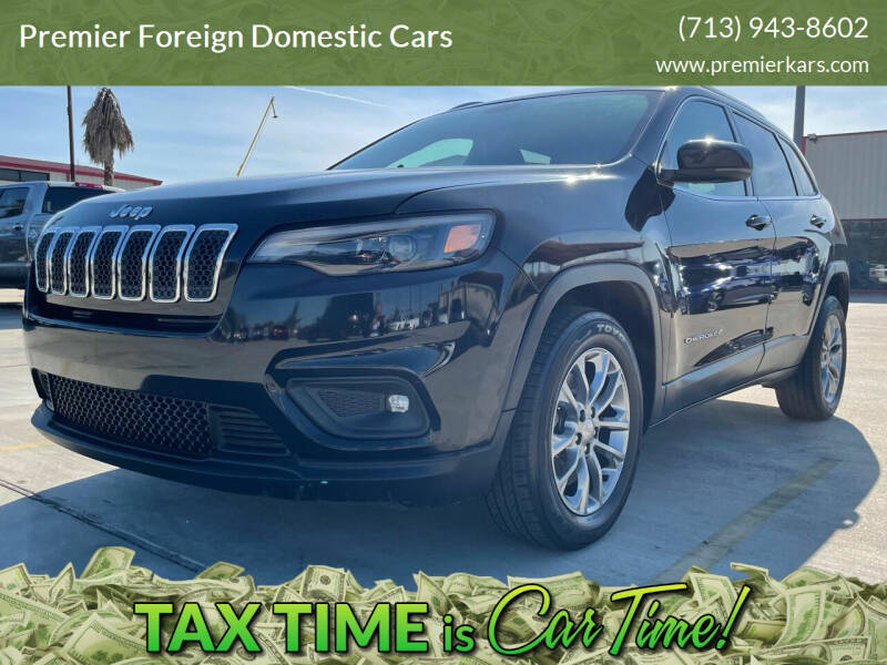2019 Jeep Cherokee for sale at Premier Foreign Domestic Cars in Houston TX