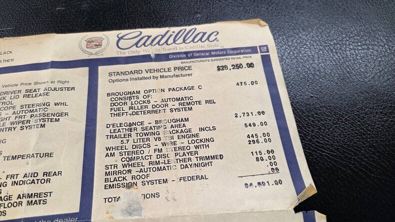 1990 Cadillac Brougham