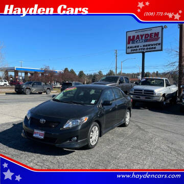 2009 Toyota Corolla for sale at Hayden Cars in Coeur D Alene ID