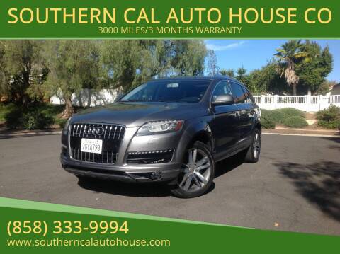 2010 Audi Q7 for sale at SOUTHERN CAL AUTO HOUSE in San Diego CA