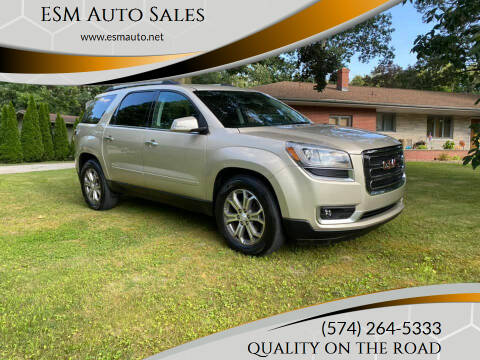 2014 GMC Acadia for sale at ESM Auto Sales in Elkhart IN
